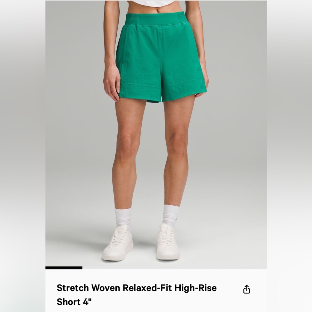 lululemon stretch woven shorts